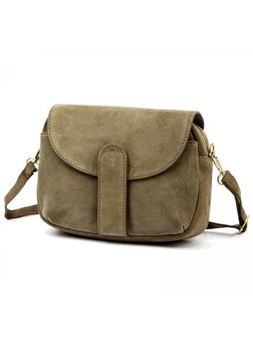 Damska Torebka Skórzana Luka 24-099 mokka