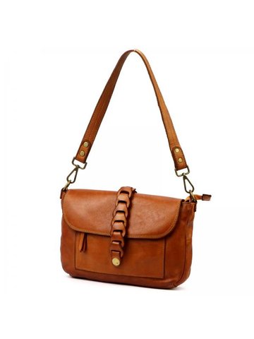 Damska Torebka Skórzana VS 041 brązowy