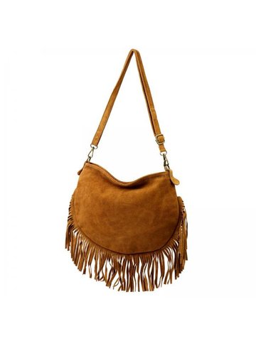 Damska Torebka Skórzana Luka 24-093 camel-2