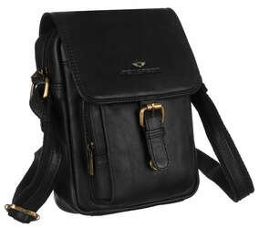 Skórzana listonoszka męska na ramię Peterson