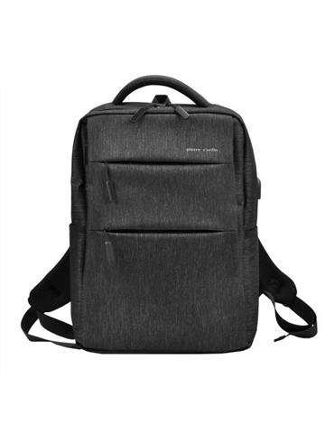 Plecak Damski Pierre Cardin Luka 19-032 COCO Skóra Naturalna Czarny Elegancki Duży