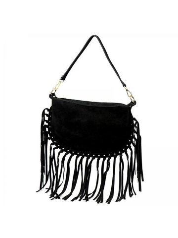 Damska Torebka Skórzana Luka 25-015 czarny