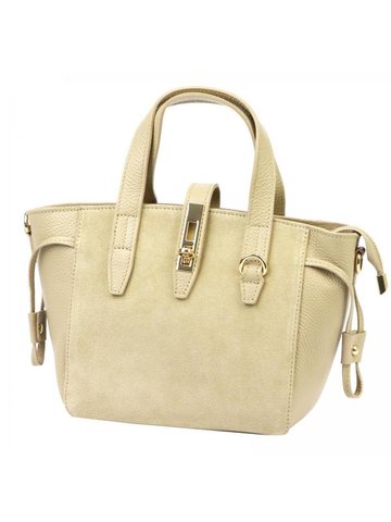 Damska Torebka Skórzana Luka 24-092 ciemny beż