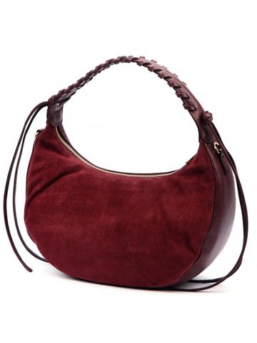 Damska Torebka Skórzana Luka 26-039 bordo