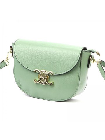 Damska Torebka Skórzana Luka 20-065 DOLLARO pistacjowy