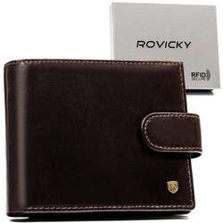 Portfel męski minimalistyczny na karty z RFID - Rovicky