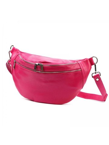 Damska Torebka Skórzana Luka 24-017 DOLLARO fuksja