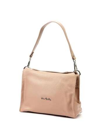 Damska Torebka Skórzana Pierre Cardin 55089 FRZ DOLLARO Brudny Róż Crossbody