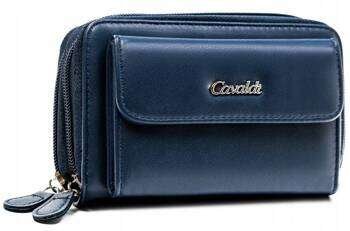 Duży poziomy portfel damski ze skóry ekologicznej 4U Cavaldi