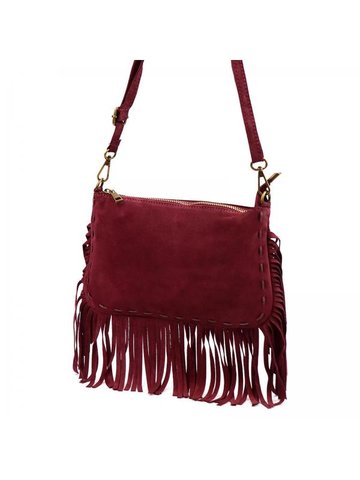 Damska Torebka Skórzana Luka 25-085 bordo