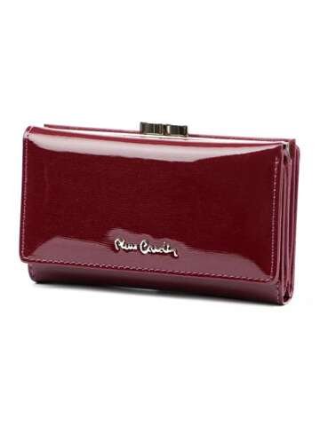 Portfel damski skórzany fioletowy Pierre Cardin 05 LINE 108 średni z RFID Secure