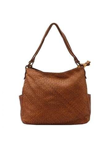 Torebka Damska Skórzana Shopperbag VS 023 Brązowa Duża A4 Ze Skóry Naturalnej Z Dodatkowym Paskiem