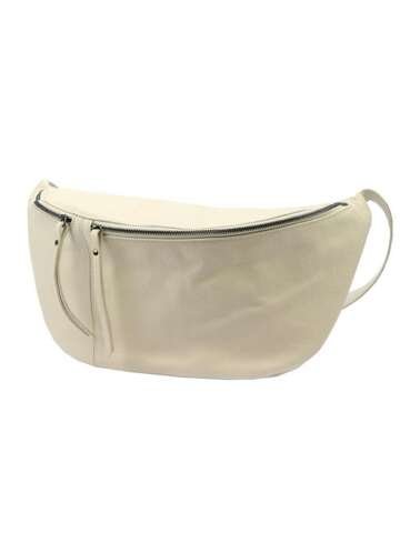 Torebka Damska Skórzana Luka 24-027 DOLLARO Beżowa Crossbody z Regulowanym Paskiem