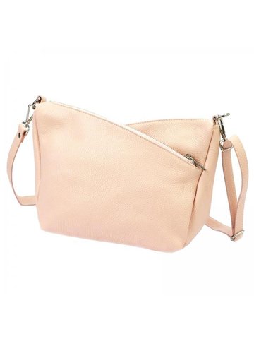 Damska Torebka Skórzana Luka 24-051 DOLLARO jasny róż