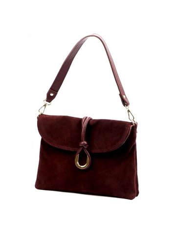 Damska Torebka Skórzana Luka 25-002 bordo