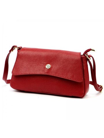 Damska Torebka Skórzana Gregorio 1746 DOLLARO ciemny czerwony