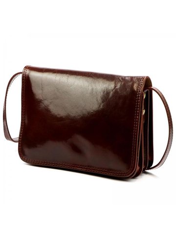 Damska Torebka Skórzana Florence 108 brązowy