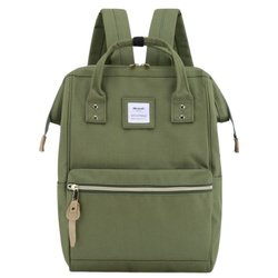 Modny zielony plecak podróżny z portem USB - Himawari
