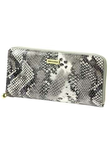 Portfel damski skórzany Gregorio SNR-119 popiel RFID Secure