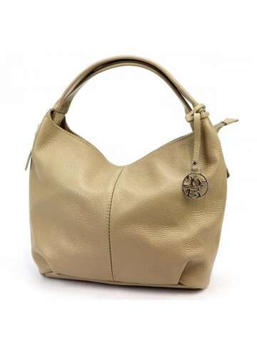 Torebka Skórzana Gregorio 1737 DOLLARO Ciemny Beż Listonoszka Shopperbag