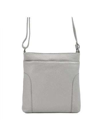 Torebka Damska Skórzana Patrizia 417-013 Popiel Listonoszka Crossbody