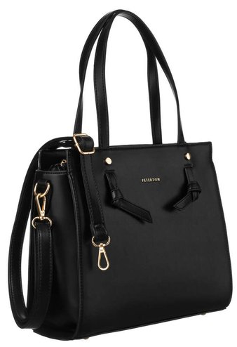 Klasyczna torebka damska ze skóry ekologicznej Peterson