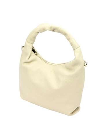 Torebka Damska Skórzana Luka 24-035 DOLLARO beżowa Listonoszka z Dopinanym Paskiem