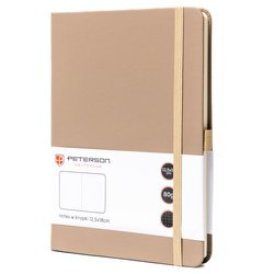 Notes w formacie B6 w kolorze khaki zadrukowany w kropki - Peterson