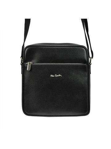 Skórzana torebka damska czarna Pierre Cardin FRZ 1800 FRENZY na ramię