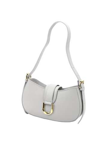 Torebka Damska Skórzana Luka 24-037 DOLLARO Listonoszka Popiel