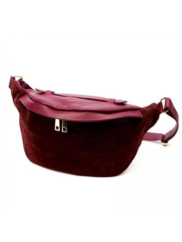 Damska Torebka Skórzana Luka 26-020 bordo