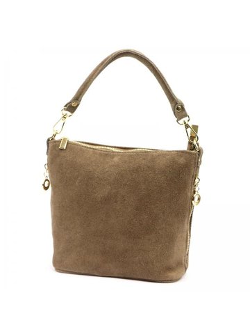 Damska Torebka Skórzana Luka 24-072 GOLD taupe