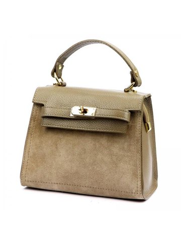 Damska Torebka Skórzana Luka 19-17-02 taupe