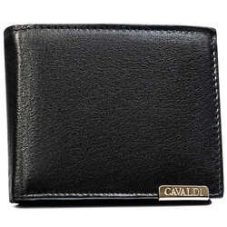 Portfel męski poziomy ze skóry naturalnej - Cavaldi