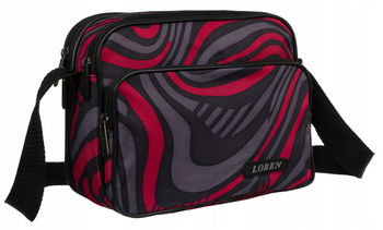 Męska sportowa listonoszka z wytrzymałego poliestru Loren