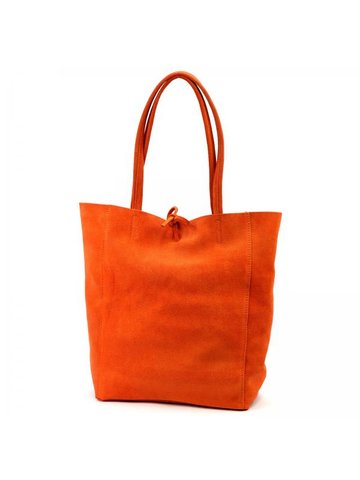 Damska Torebka Skórzana A4 Patrizia 419-013-05 pomarańczowy
