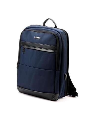 Plecak granatowy unisex B.Cavalli BC1323 miejski na szelkach A4