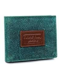 Piękny kolorowy portfel męski ze skóry naturalnej Forever Young