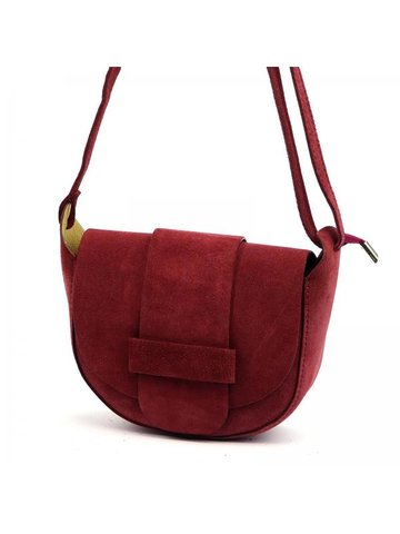 Damska Torebka Skórzana Luka 25-049 bordo