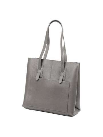 Damska Torebka Skórzana Luka 24-056 DOLLARO Shopperbag Popiel