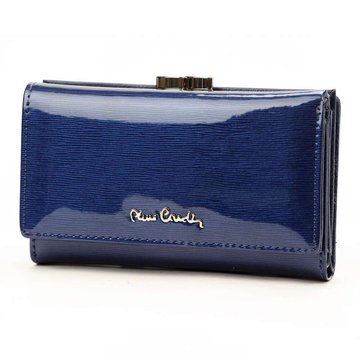 Portfel Damski Pierre Cardin 05 LINE 108 Skórzany Czarny Poziomy RFID Secure