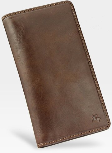 Skórzany Cardholder Portfel Visconti z technologią ochrony RFID