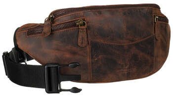 Miejska skórzana nerka na ramię Peterson