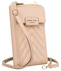 Damska mini torebka-portfel ze skóry ekologicznej 4U Cavaldi