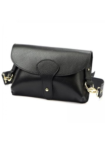 Damska Torebka Skórzana Luka 24-076 DOLLARO czarny