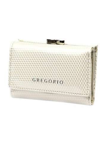 Portfel Damski Skórzany Gregorio CB-117 Beżowy z Funkcją RFID Secure