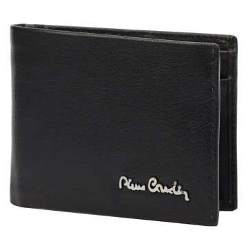 Portfel Damski Skórzany Pierre Cardin TILAK121 9824 Czarny RFID Secure