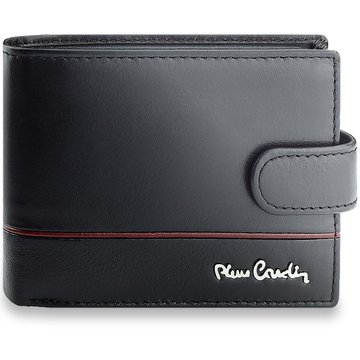 Pierre Cardin YS605 324A Czarny Męski Portfel Skórzany z Ochroną RFID