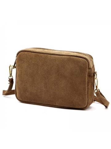 Damska Torebka Skórzana Luka 25-011 taupe