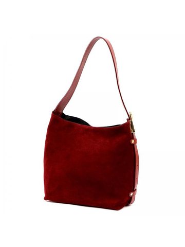 Damska Torebka Skórzana Luka 25-003 bordo